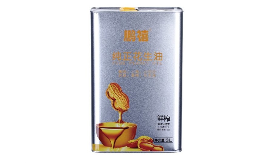 1L高品質(zhì)花生油鐵罐 花生油金屬包裝桶價格